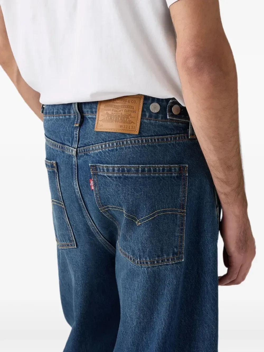 Широкие джинсы-бочки Levi'S, синий — фото 2