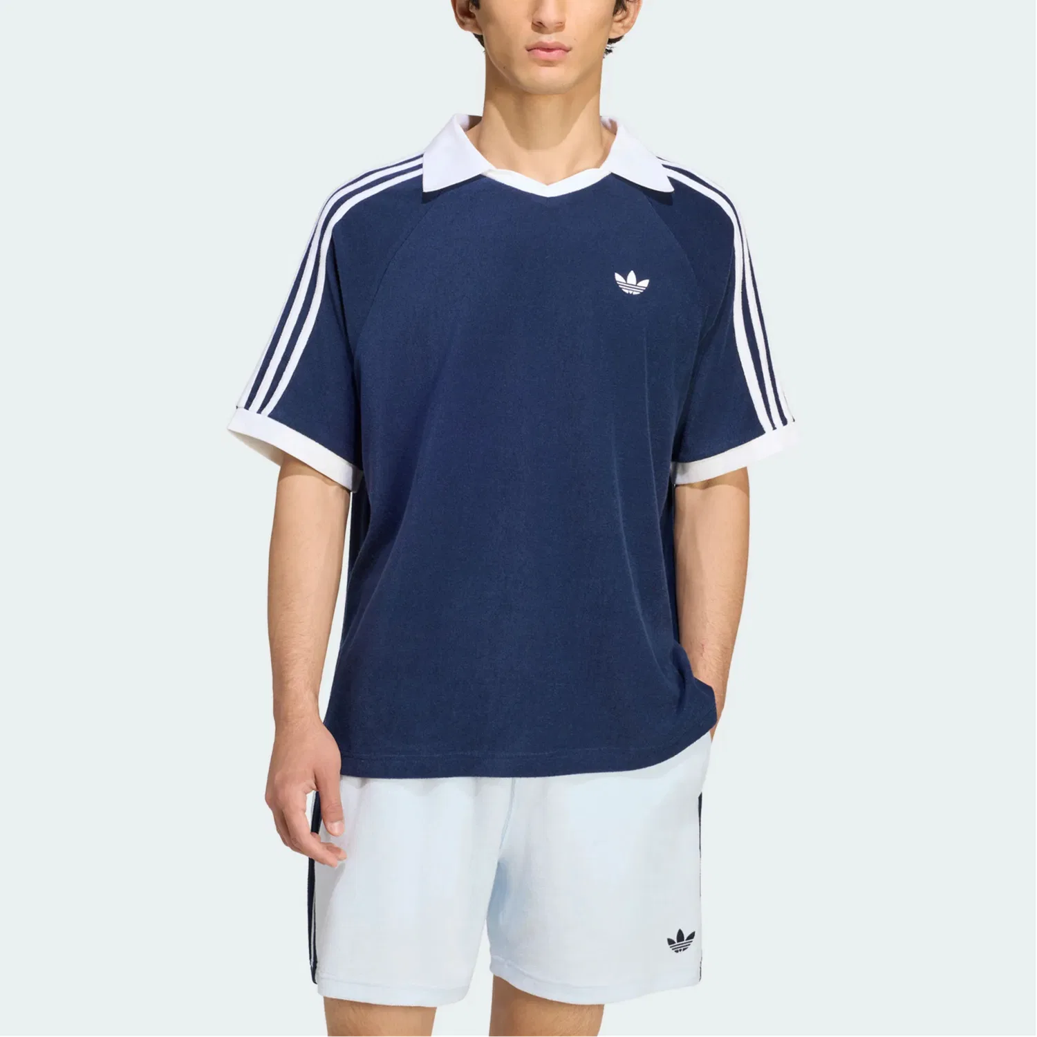 Унисекс поло Adidas Originals Dark Indigo — фото 3