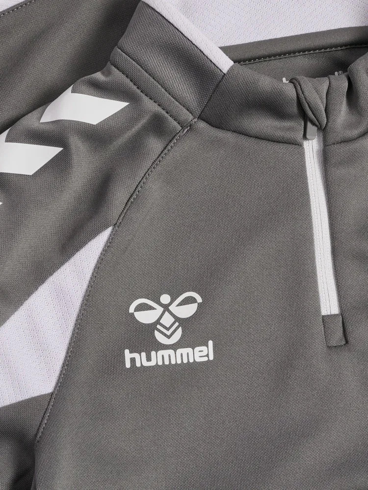 Детская тренировочная куртка с длинным рукавом Core 2.0 Half Zip Hummel, серый — фото 3