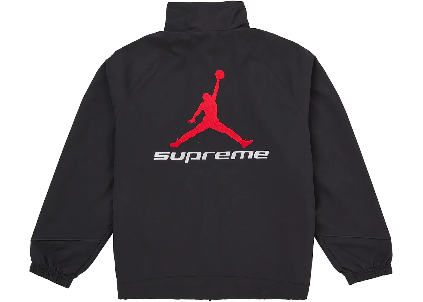 Мужская куртка-трек с молнией Supreme Jordan, Black — фото 3