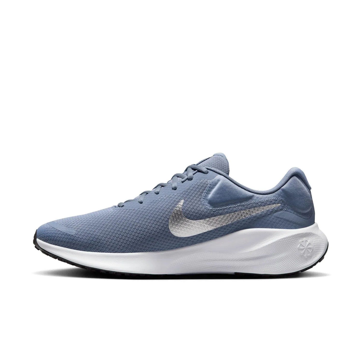 Детские кроссовки для девочек с амортизацией NIKE, Ashen Slate Metallic Silver White — фото 3