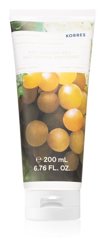 

Успокаивающее молочко для тела Korres Santorini Grape