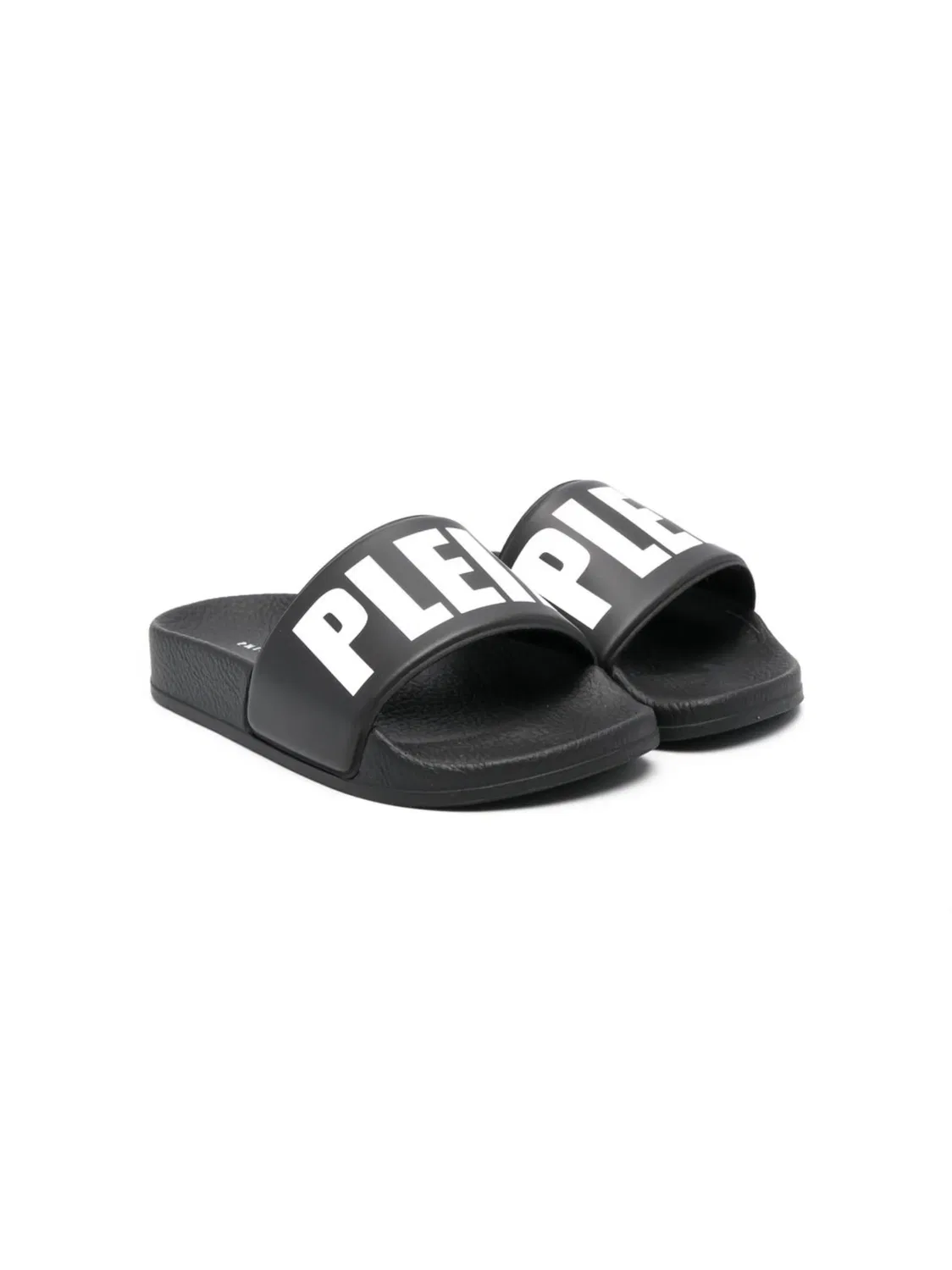 Шлепанцы с принтом Philipp Plein, черный
