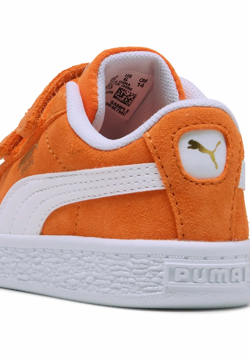 Унисекс - детская обувь Puma, Cayenne Pepper- White — фото 4
