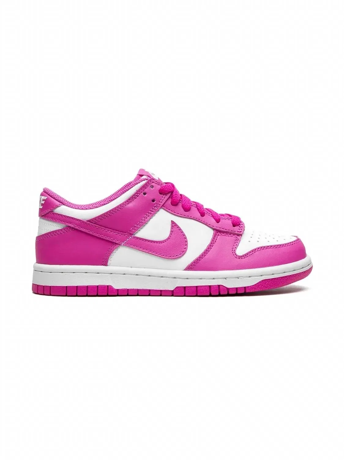 Детские кроссовки для девочек Dunk Low с логотипом Nike, Fuchsia