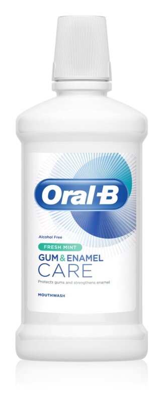 

Жидкость для полоскания рта для здоровых зубов и десен Oral B Gum & Enamel Care Fresh Mint