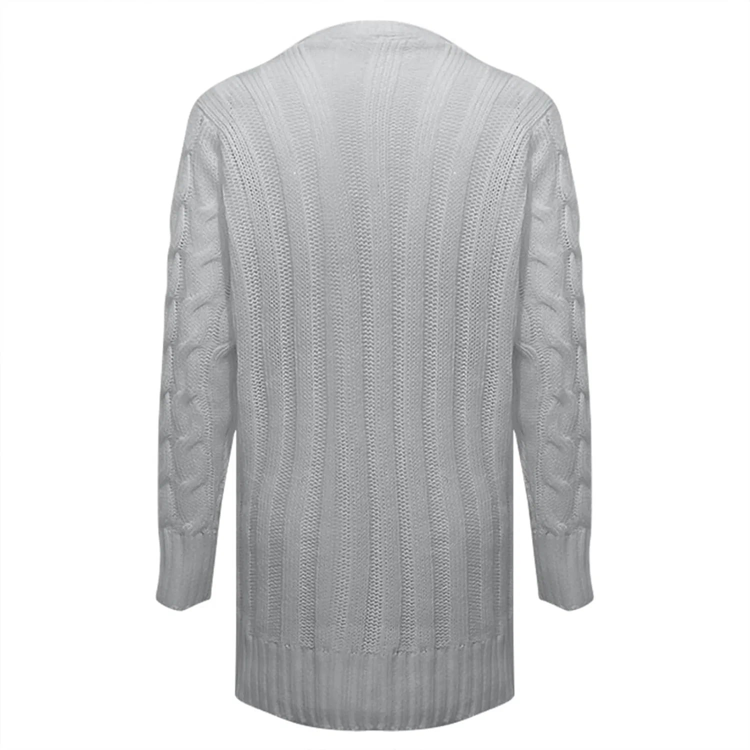 Женский кардиган оверсайз с длинным рукавом, флисовый — фото 2