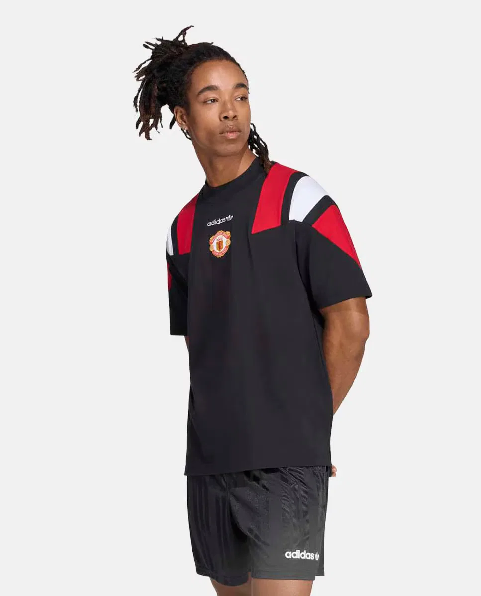 Мужская футболка, EQT Manchester United FC 2026-2027, adidas, черный