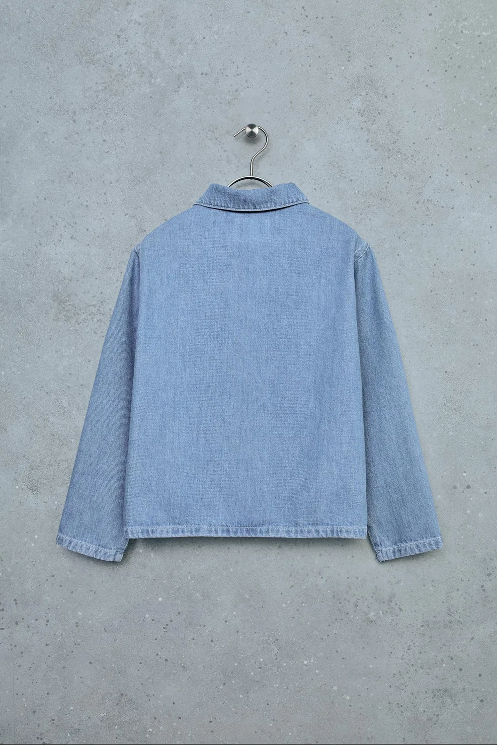 STORIESZ - Джинсовая рубашка-куртка ZARA, Blue — фото 2