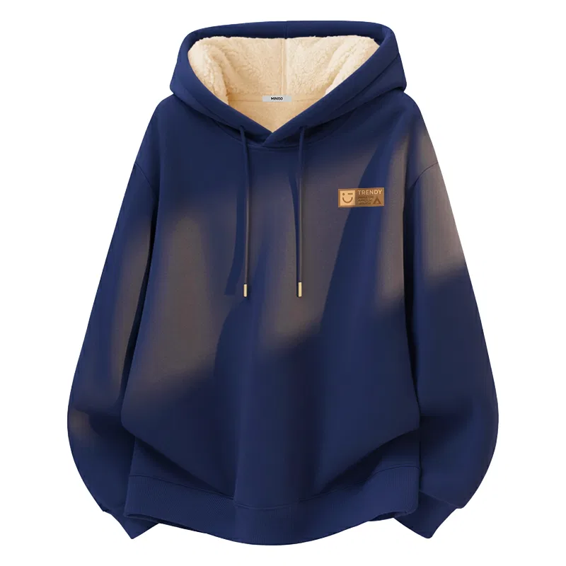 Детский свитшот с логотипом Miniso, Navy Blue