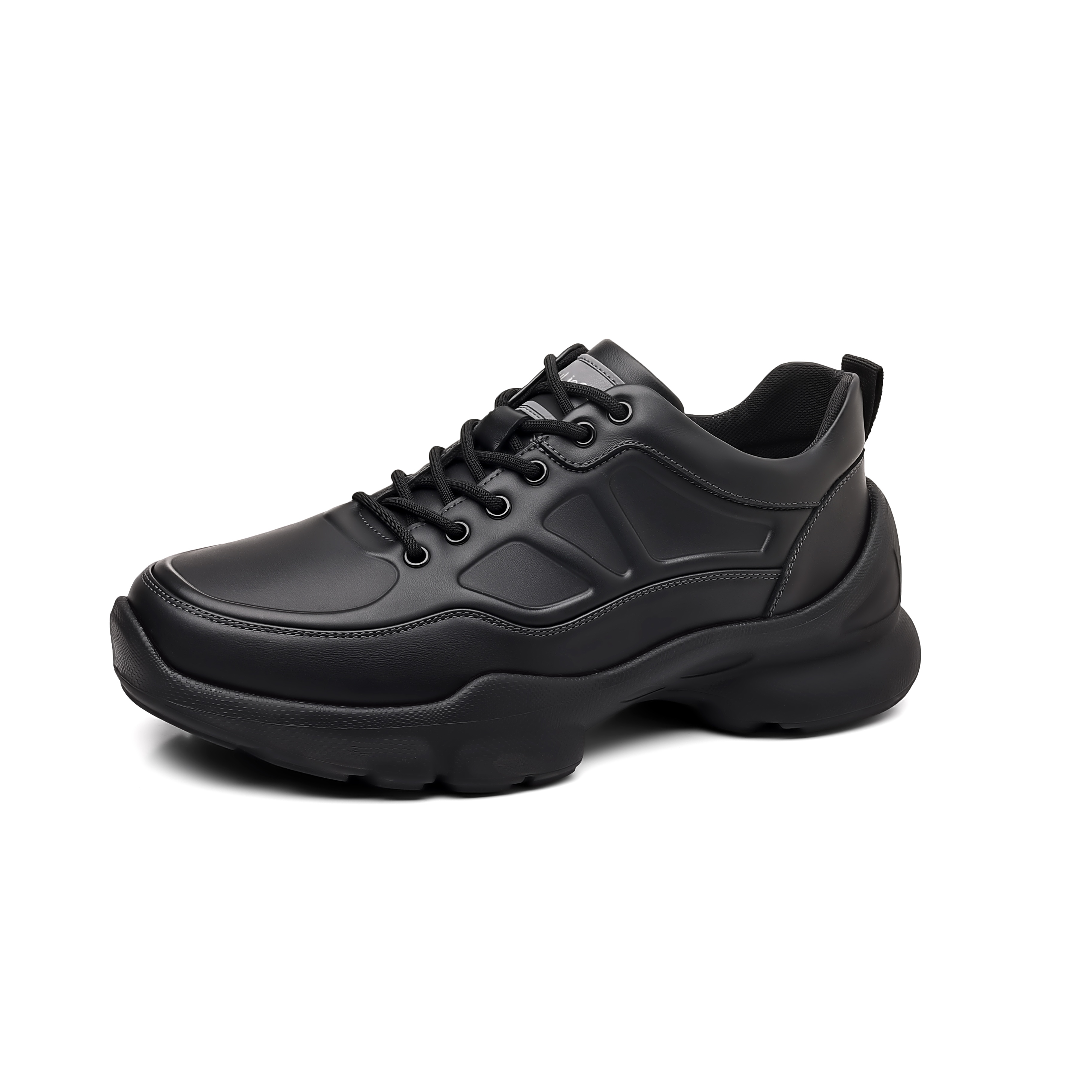 

Mulinsen Мужские повседневные кроссовки Black Warrior Urban Techwear Texture, черные