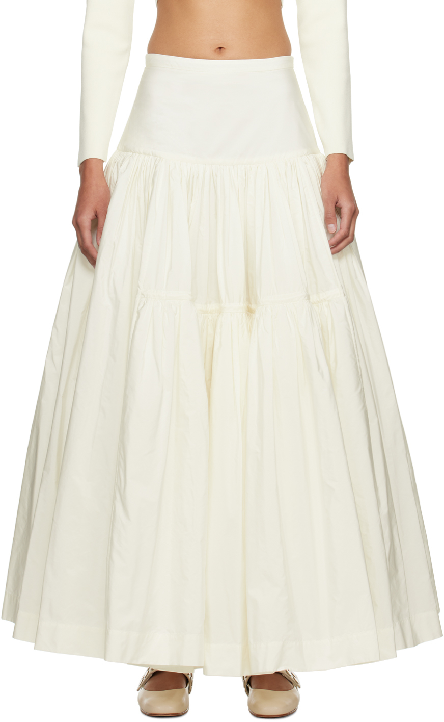 

Эксклюзивная макси-юбка Off-White Liberty от SSENSE Molly Goddard