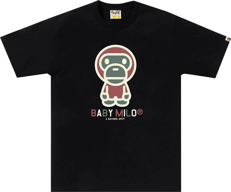 

Футболка BAPE Colors Baby Milo 'Black', черный