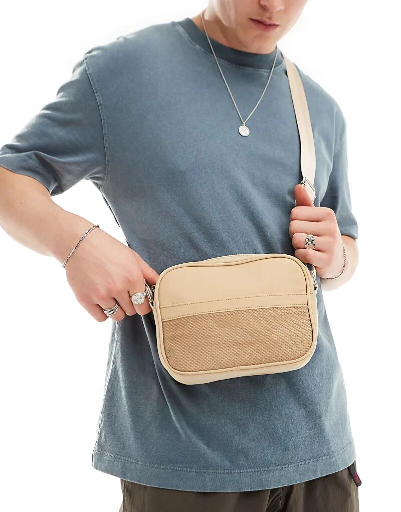 

Нейлоновая сумка для фотоаппарата через плечо песочного цвета My Accessories