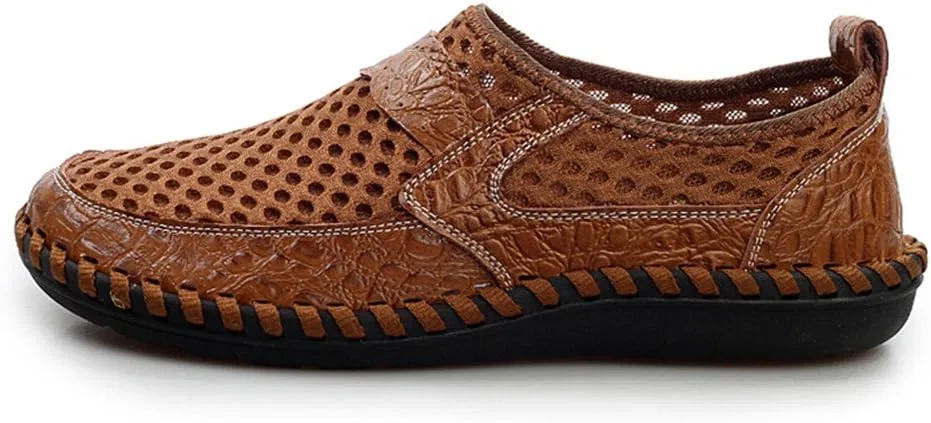 Лоферы Mesh ChicWind Slip-On Loafers, Light Brown — фото 2