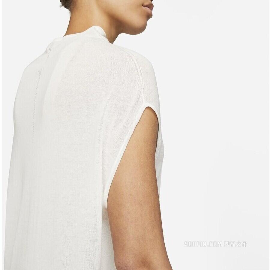 Майка Nike Wmns Esc Nigh Neck DN4059 100, белая, женская — фото 4