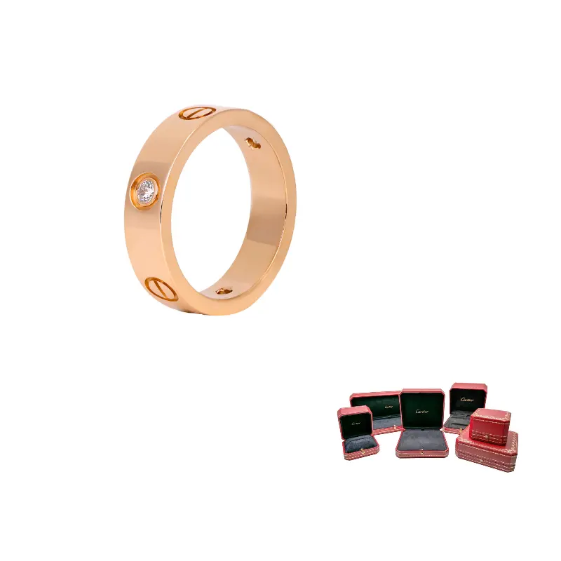 

Cartier Кольцо Love из розового золота 18 карат с бриллиантами