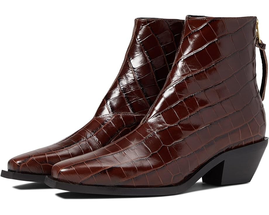 

Ботинки AllSaints Lenora, цвет Dark Brown Croco