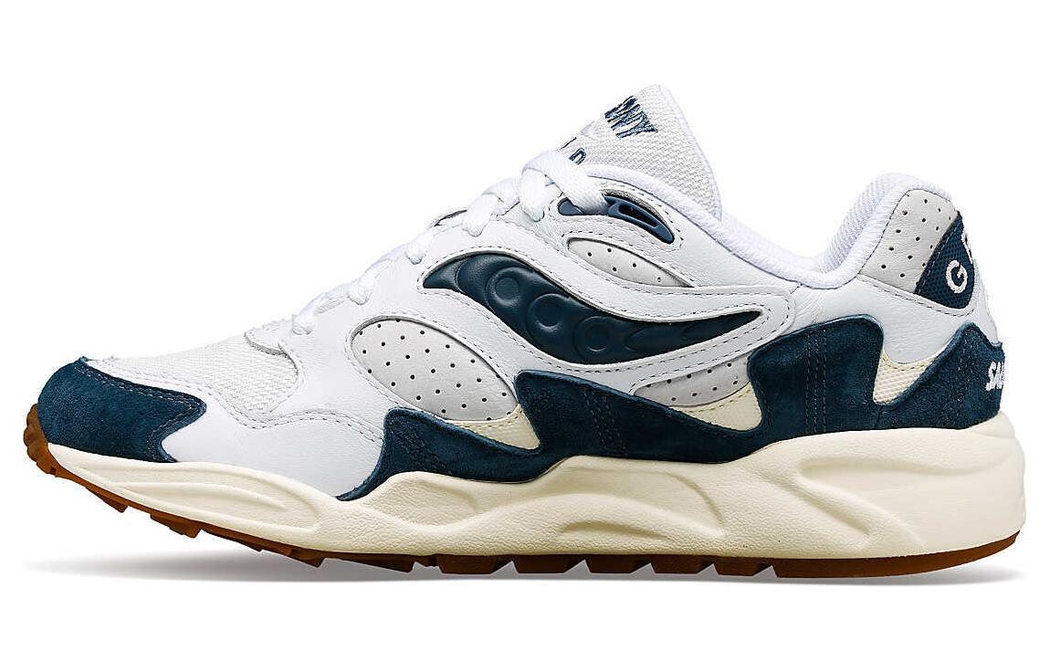 

Кроссовки saucony Grid Shadow 2 'Ivy Prep - White Navy', белый/синий