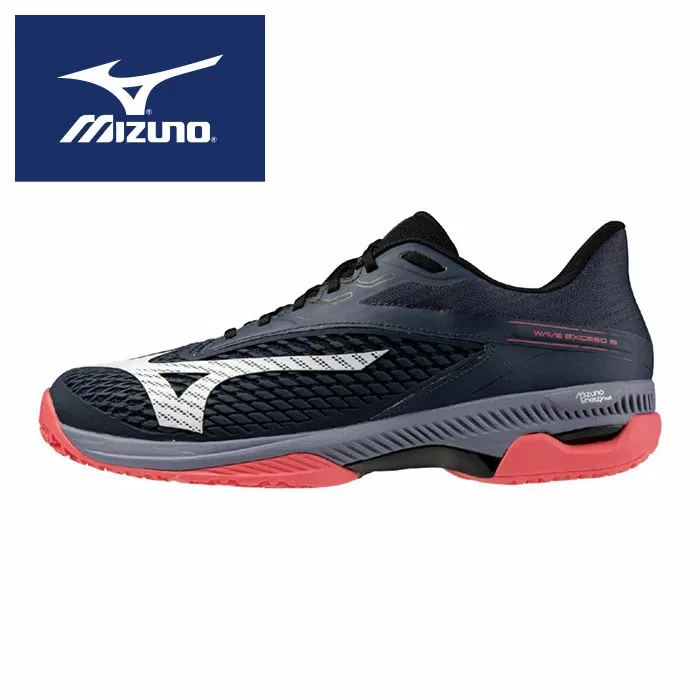 Кроссовки для тенниса «WAVE EXCEED 6 OC» от Mizuno, Gray X Coral