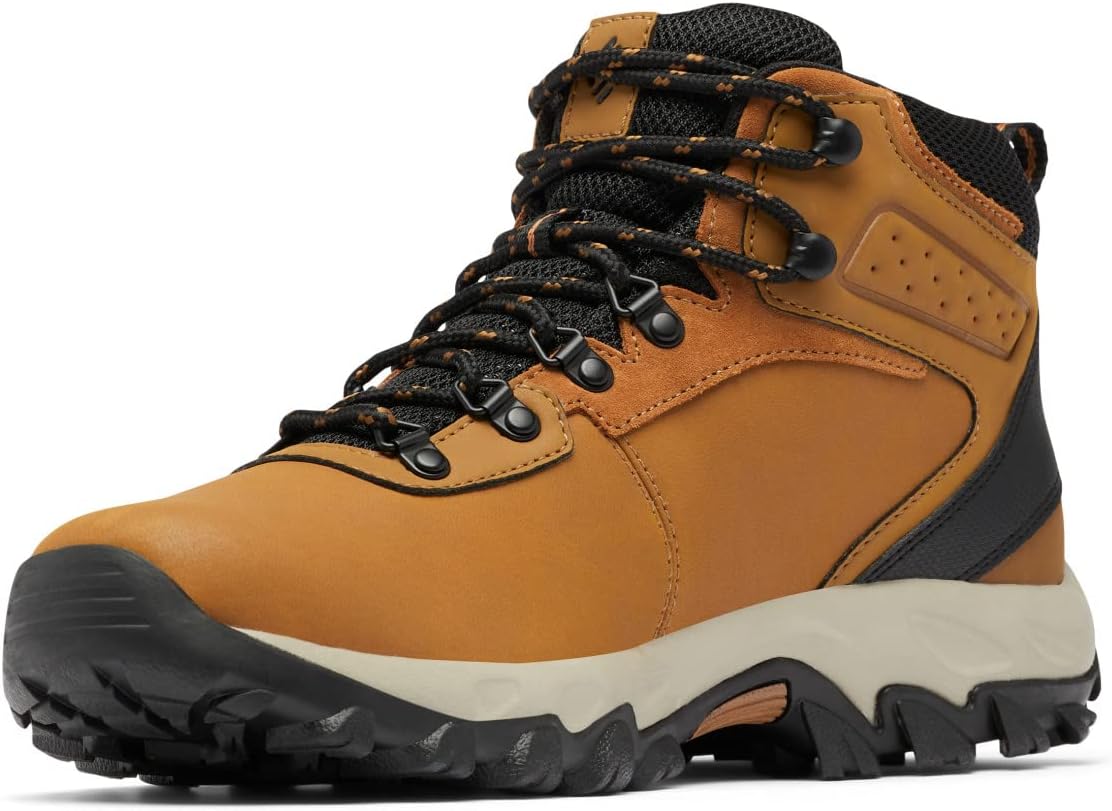 Columbia мужские треккинговые ботинки Newton Ridge Plus II Waterproof, Elk/Black — фото 4