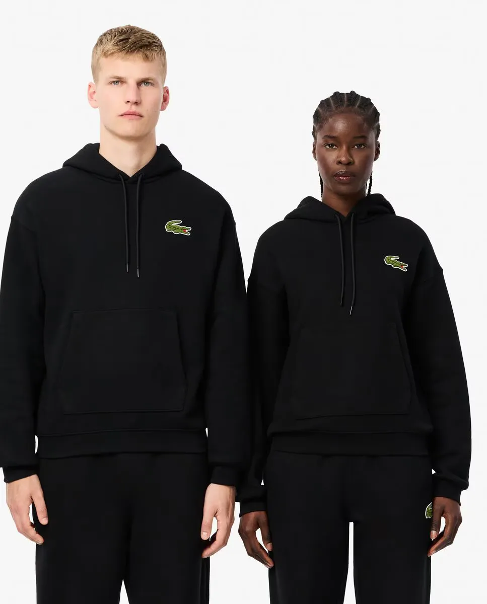 

Толстовка свободного покроя унисекс Lacoste, черный