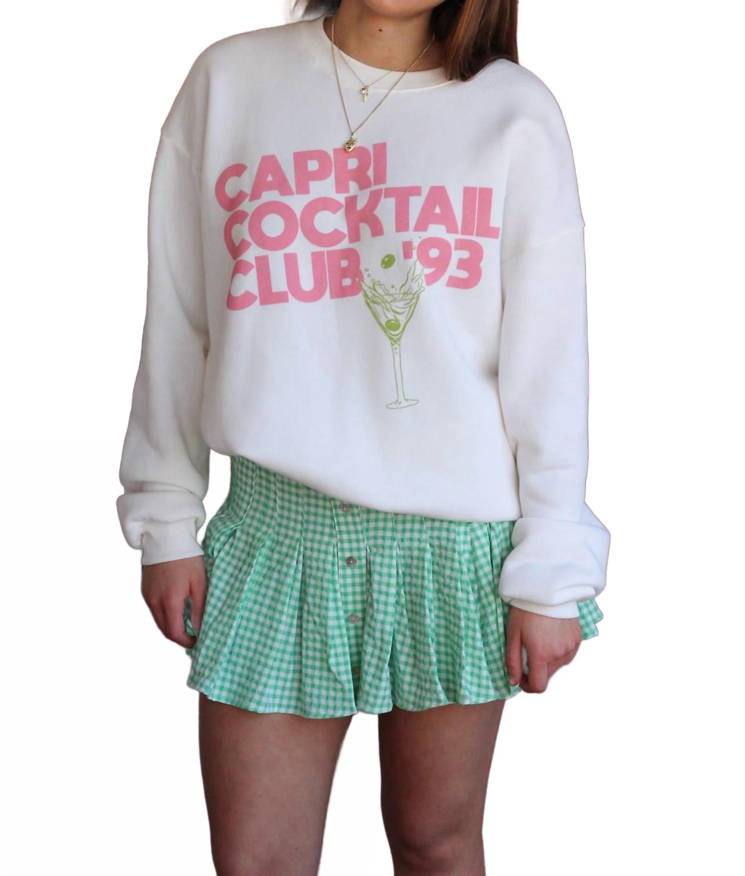 

Свитшот Capri Cocktails в керамическом цвете PROJECT SOCIAL T, Ceramic