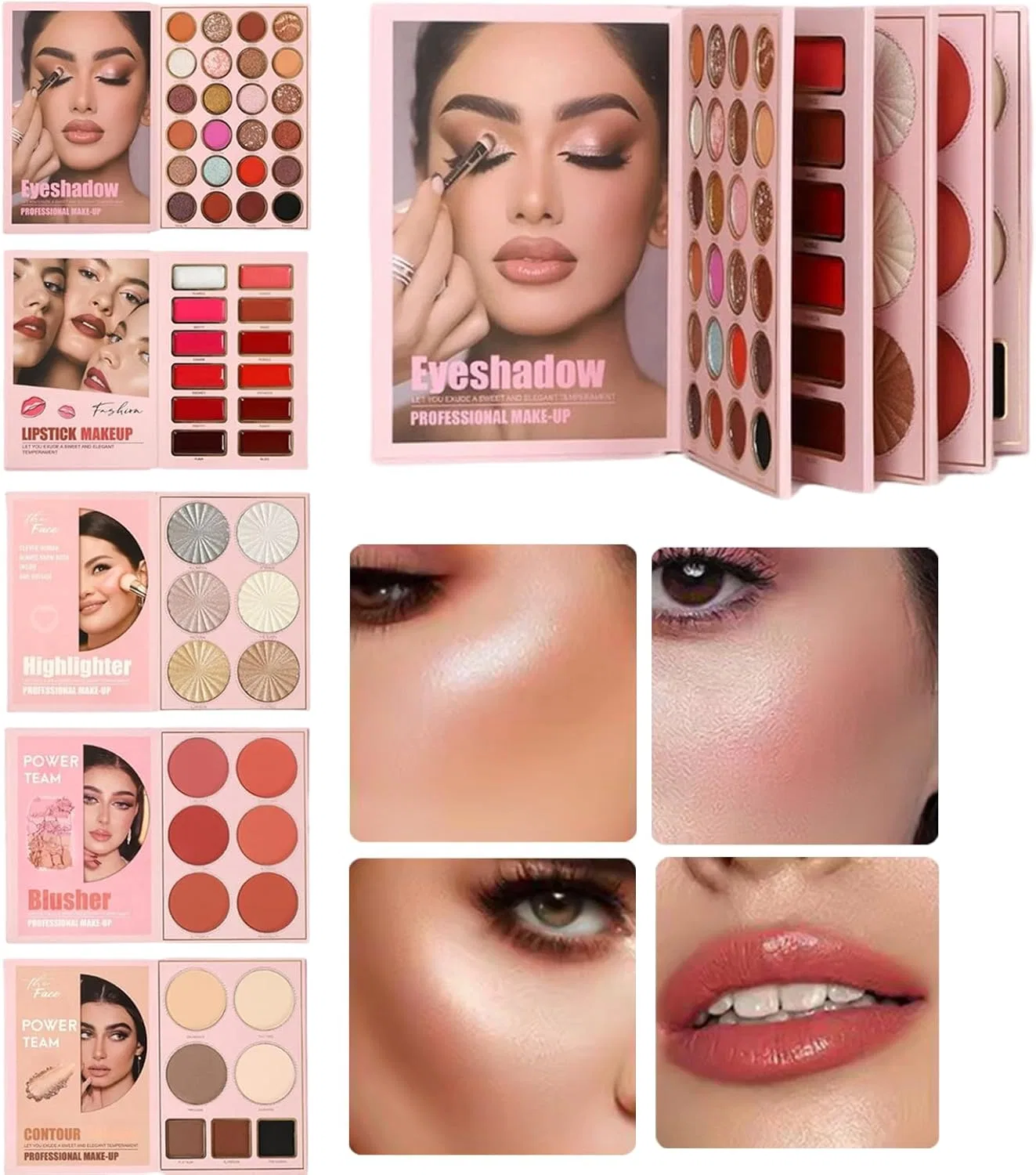 Тени для век с блестками, No Brand, 1 шт.
