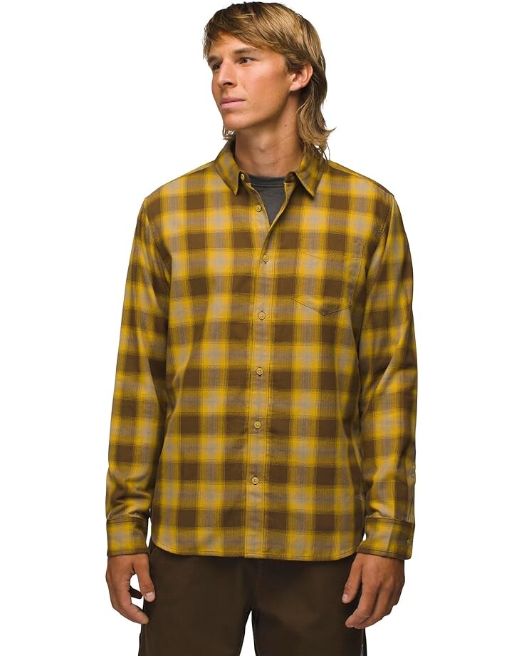 

Рубашка Prana Los Feliz Flannel Shirt, цвет Golden Leaf 1