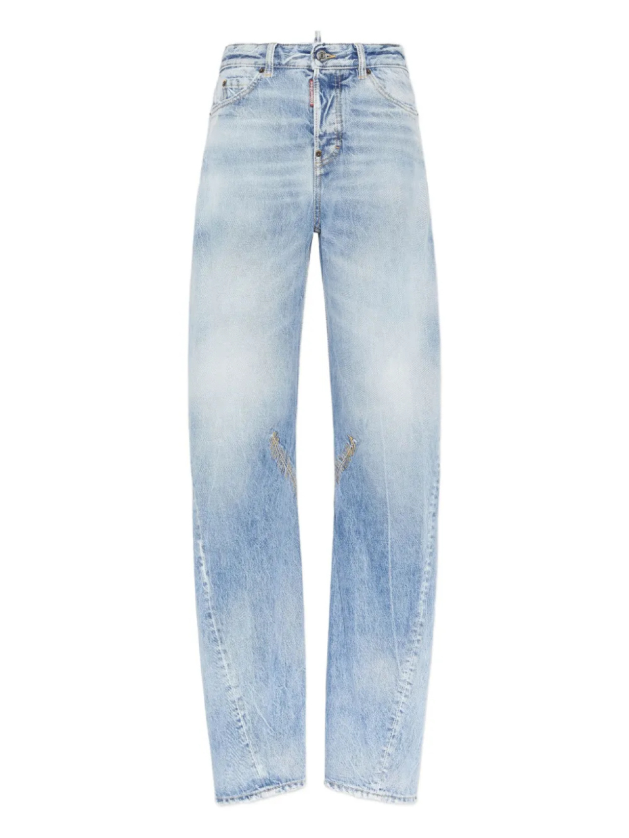 

DSQUARED2 джинсы с декоративной строчкой, синий