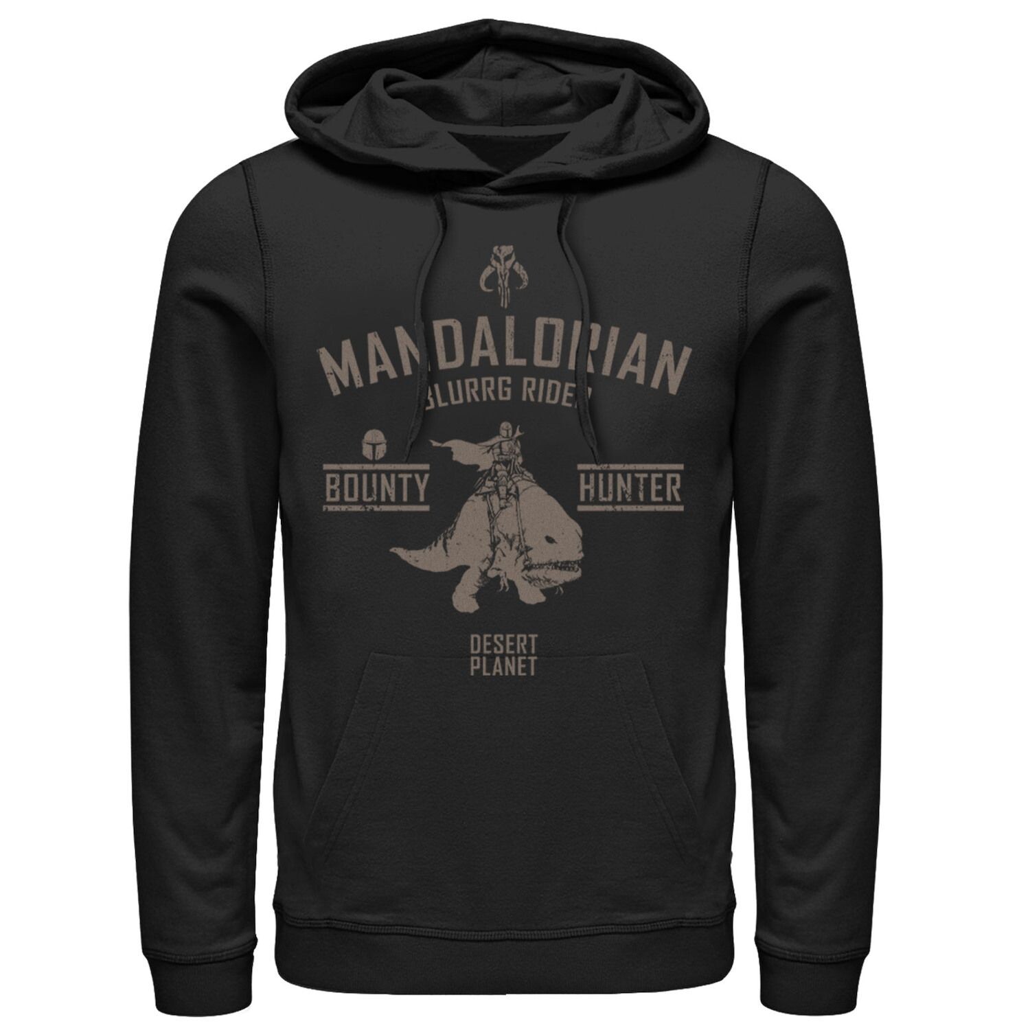 

Мужская толстовка с логотипом The Mandalorian Blurrg Rider Star Wars, черный
