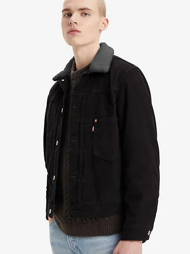 

Вельветовая куртка Type I на подкладке Levi's, черный