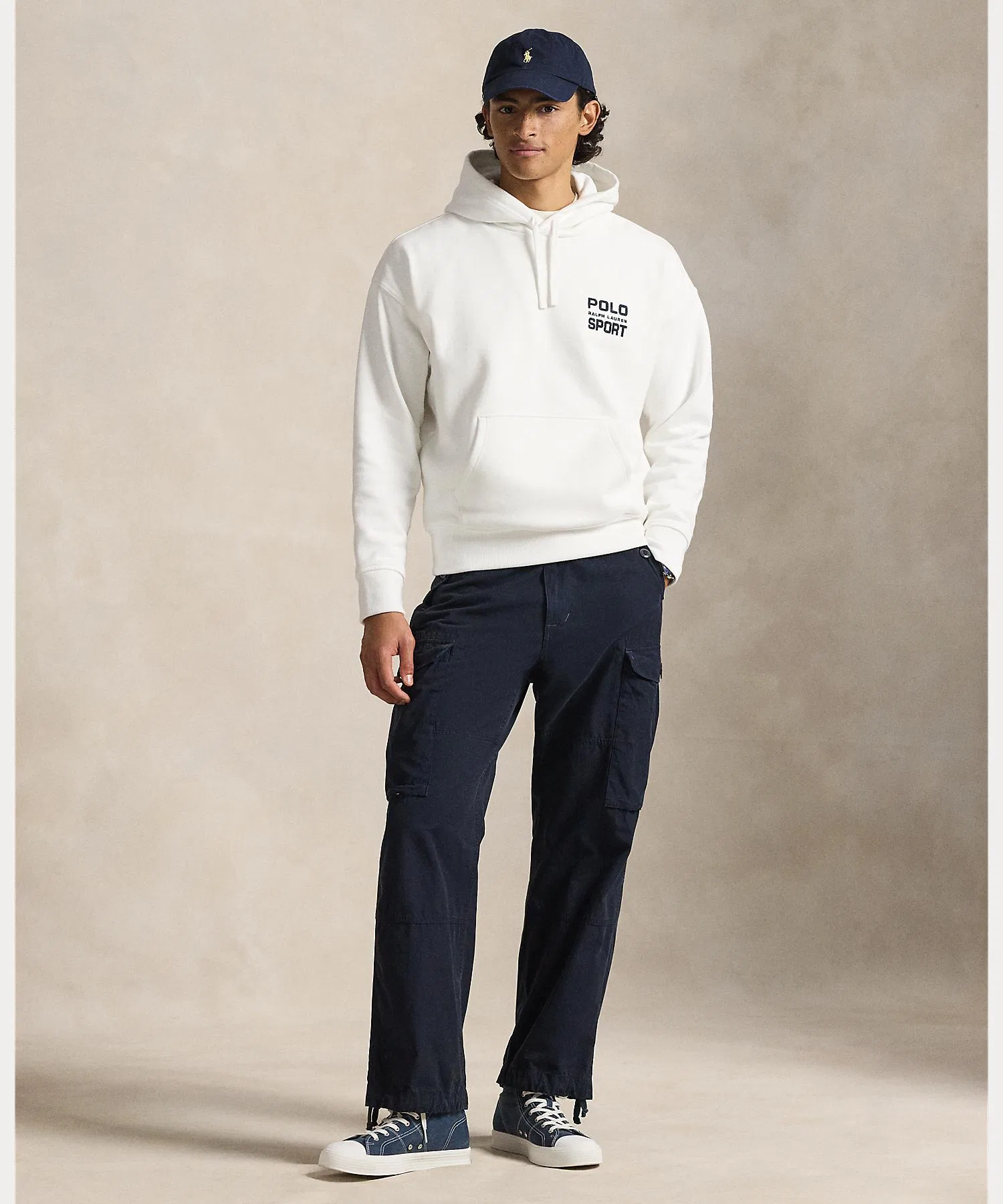 Толстовка Polo Sport из флиса свободного кроя