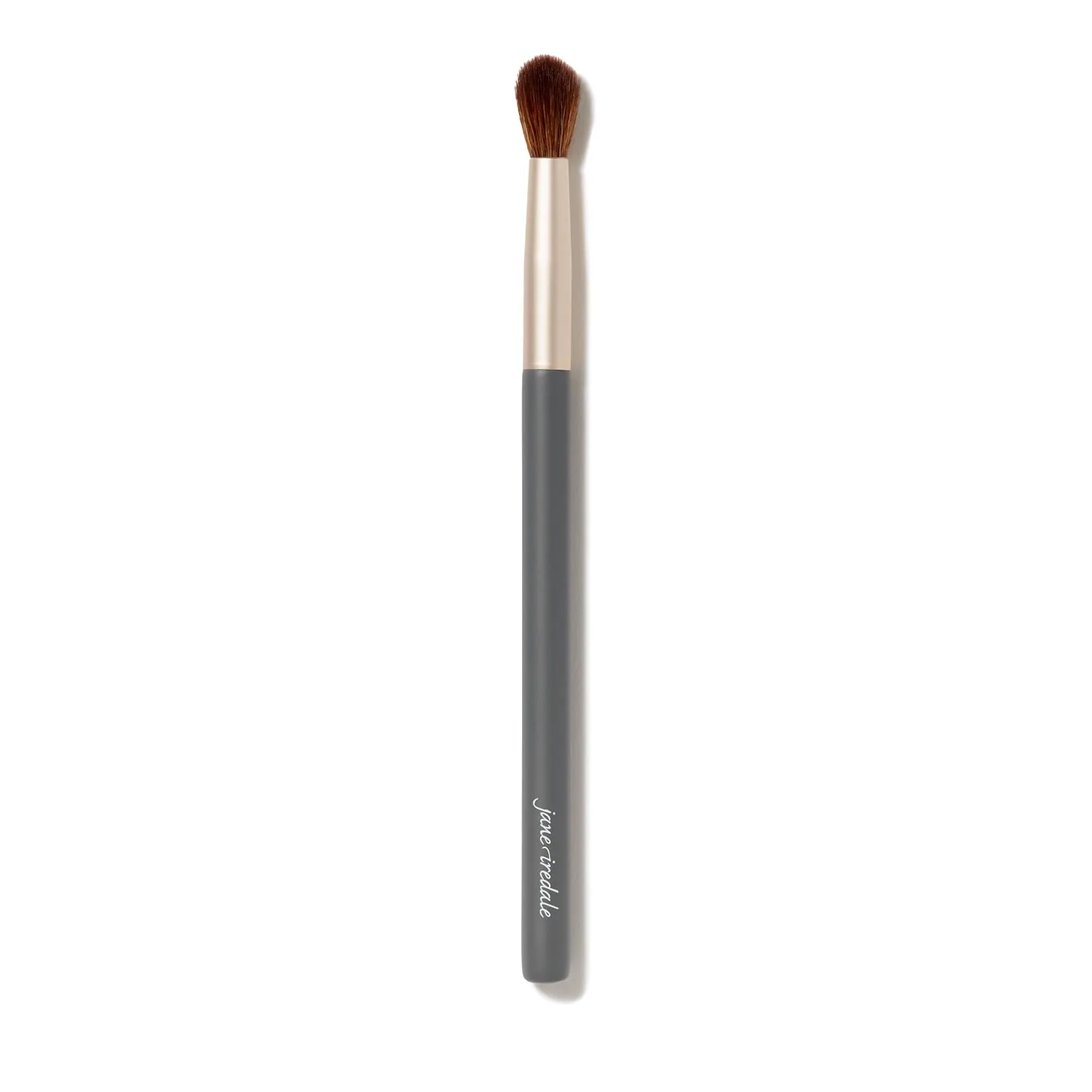 Jane Iredale Кисть Crease Brush, Small, Tapered, универсальная косметическая кисть для безупречного растушевки средств для глаз и лица, Vegan, Cruelty Free, Grey