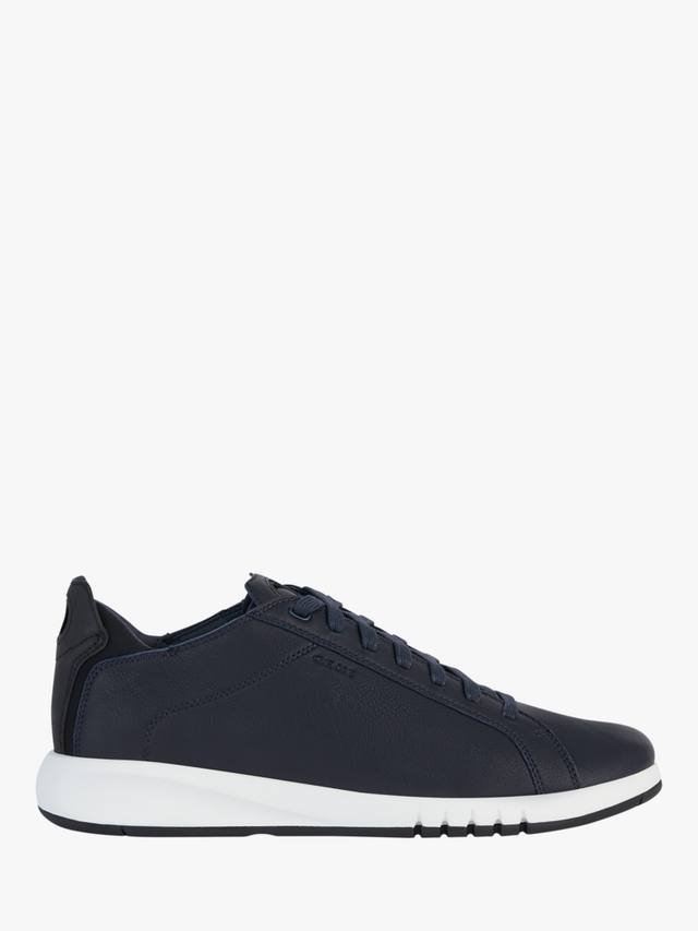 

Кожаные кроссовки на шнуровке aerantis Geox, цвет Navy/Black