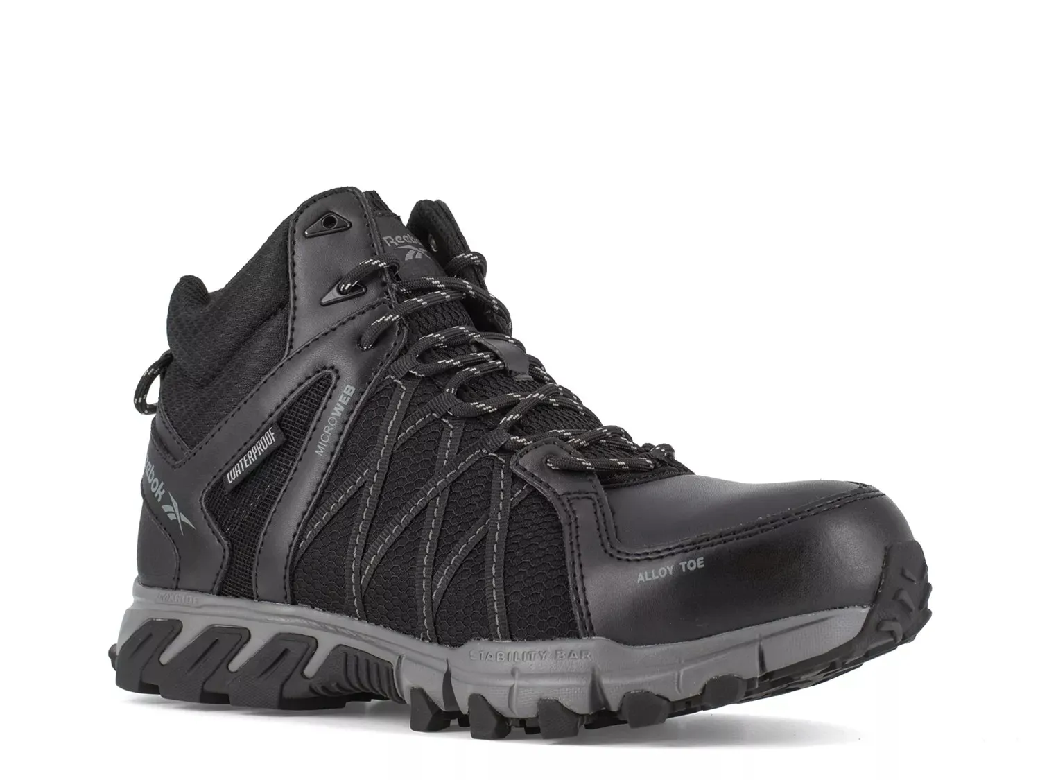 

Ботинки Reebok Work Trailgrip Alloy Toe Work Boot — мужские, черные