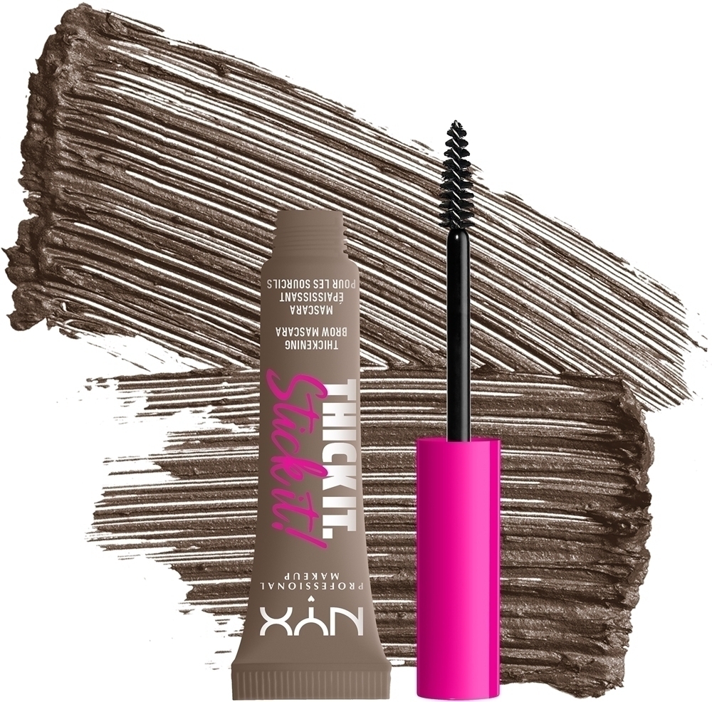 Густая тушь для бровей Nyx Professional Makeup, atspalvis 01 taupe 7 мл — фото 3