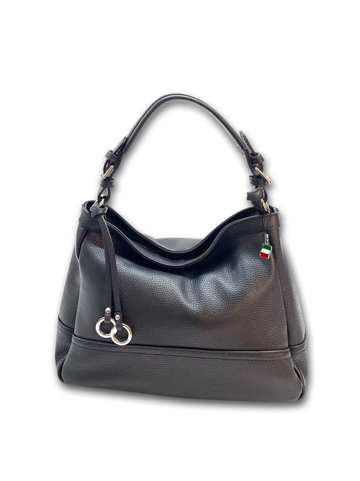 

Кожаная сумка через плечо Florence, черная, примерно 38 см Florence