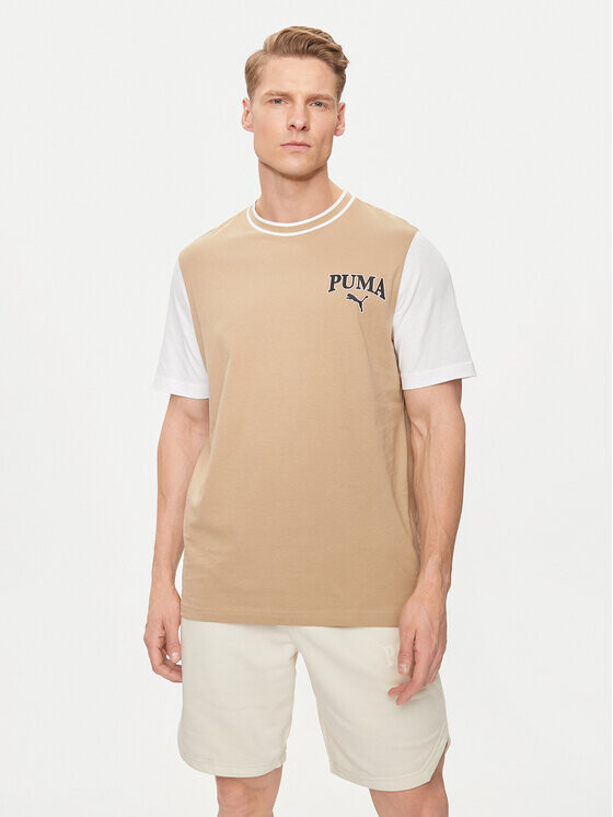 

Футболка стандартного кроя Puma, бежевый