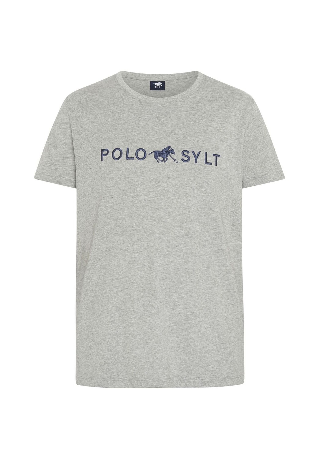 

Футболка с надписью-логотипом POLO SYLT, цвет Neutral Gray Melange