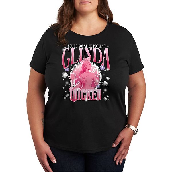 

Футболка Plus size Wicked Glinda You're Gonna Be Popular Licensed Character, Black, Черный, Футболка Plus size Wicked Glinda You're Gonna Be Popular Licensed Character, Black