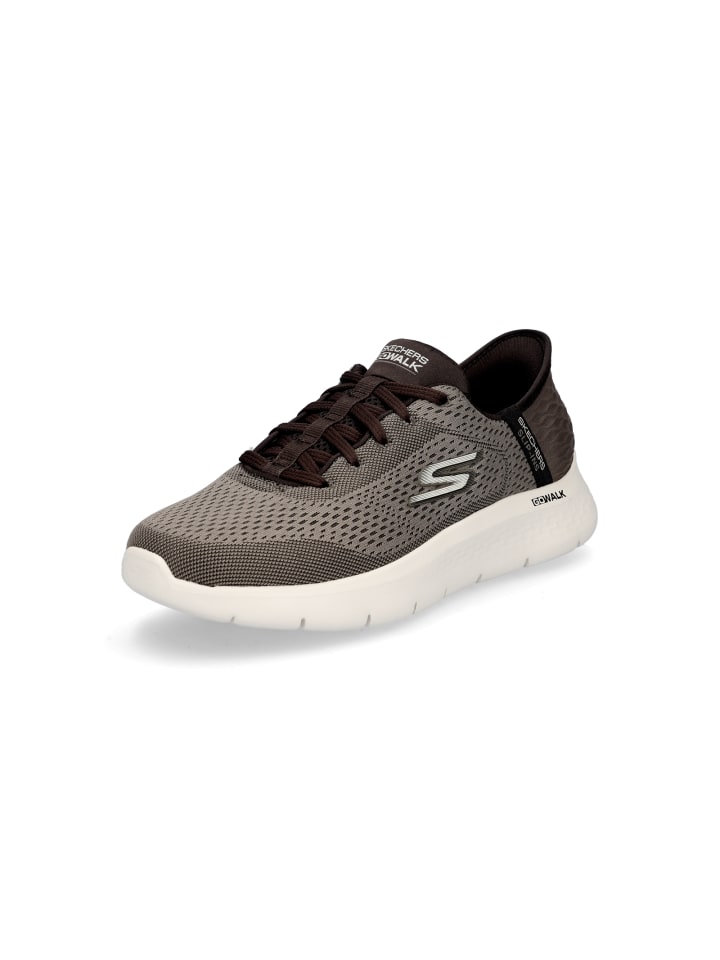 

Кроссовки на шнуровке Skechers, коричневый