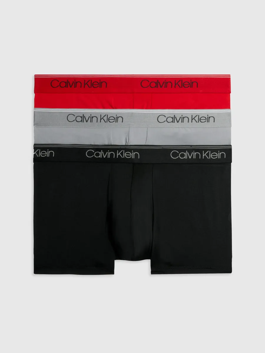 

Calvin Klein Underwear Трусы "LOW RISE TRUNK 3PK" (в упаковке 3 шт.), с эластичным поясом с логотипом, черный