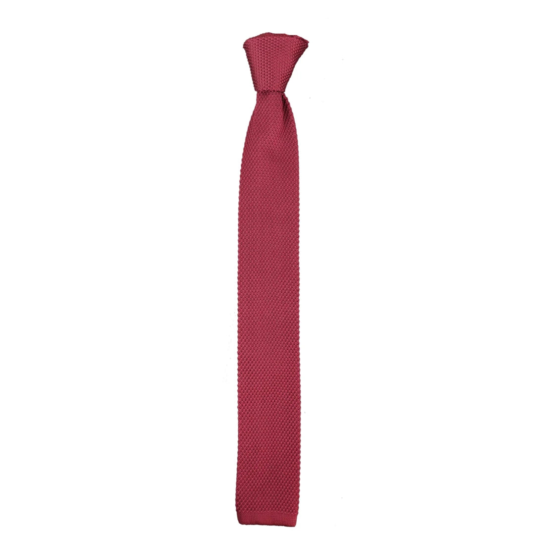 

Вязаный галстук тканый TruClothing, цвет wine