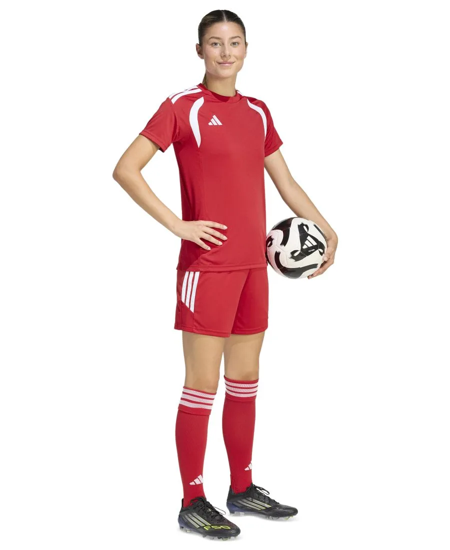 Женская футболка Tiro 26 League Soccer Adidas, team power красный 2/белый — фото 2