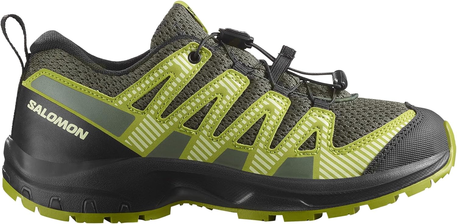 Детские кроссовки Salomon Xa Pro V8 для трейлраннинга (унисекс), черный — фото 2