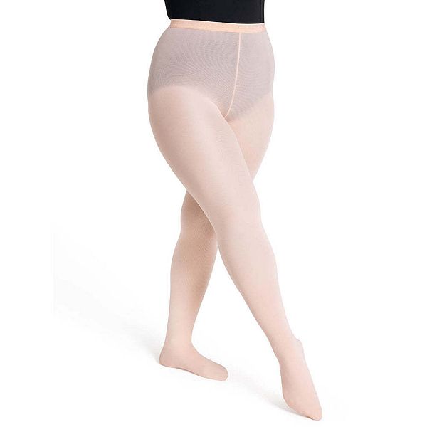 

Профессиональные тайтсы с сетчатыми вставками и швами Capezio, Classical Pink