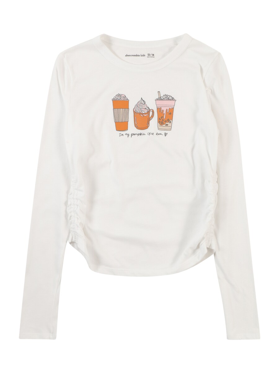 

Лонгслив Abercrombie & Fitch Shirt, белый