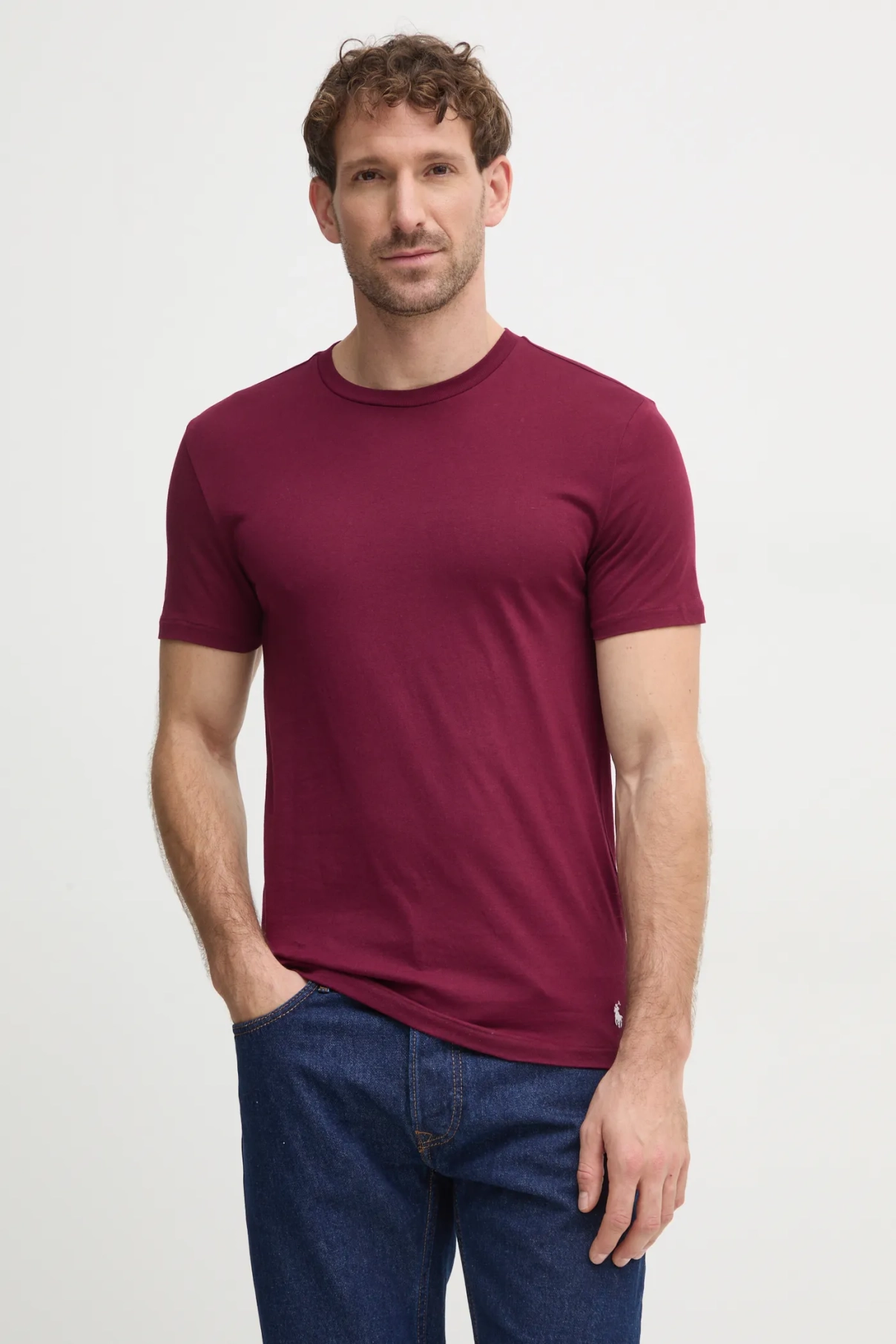 

3 пары хлопковых футболок Polo Ralph Lauren, черный
