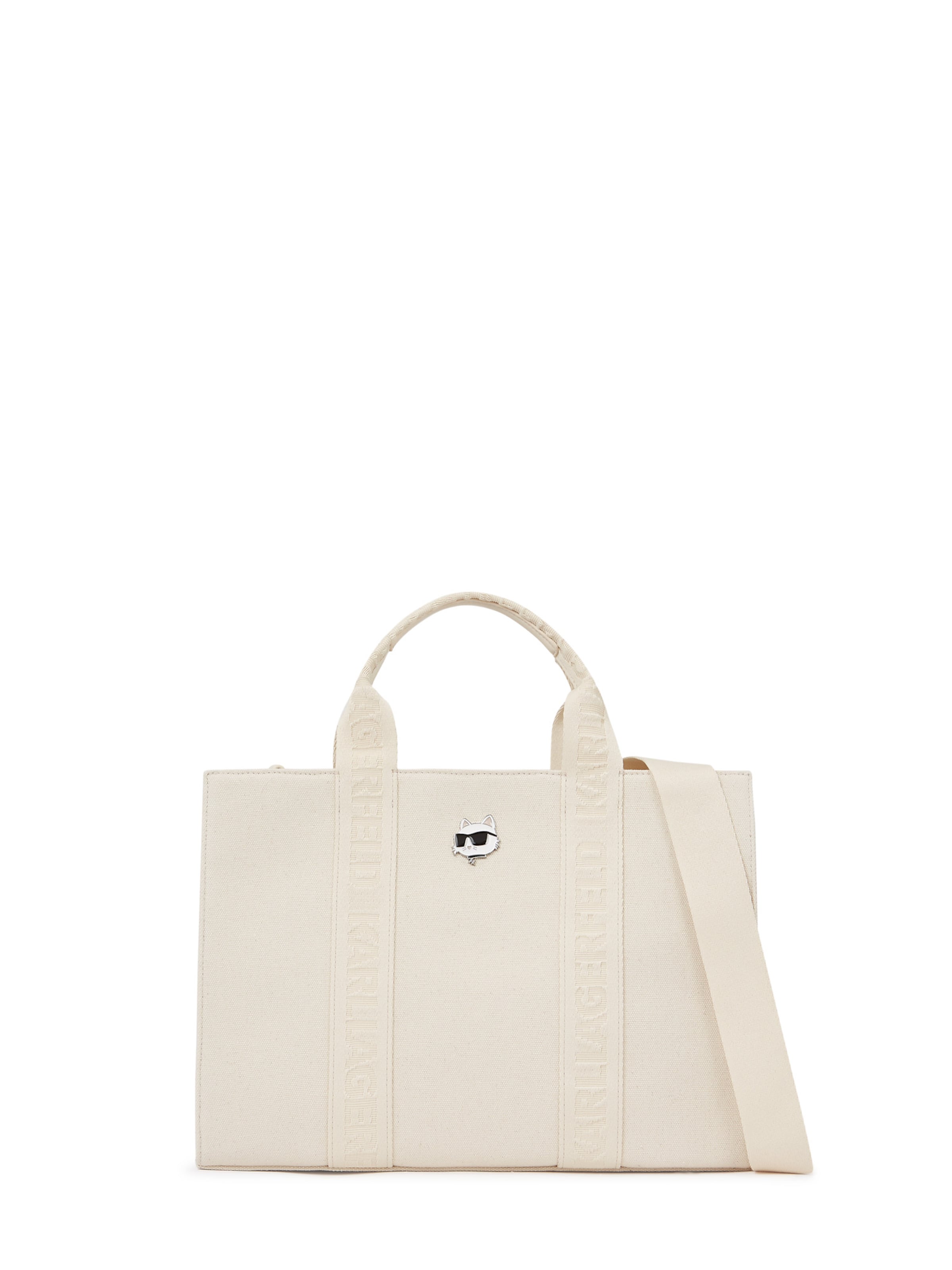 

Karl Lagerfeld Шоппер ' IKON CHOUPETTE PIN SQUARE ' в белом цвете